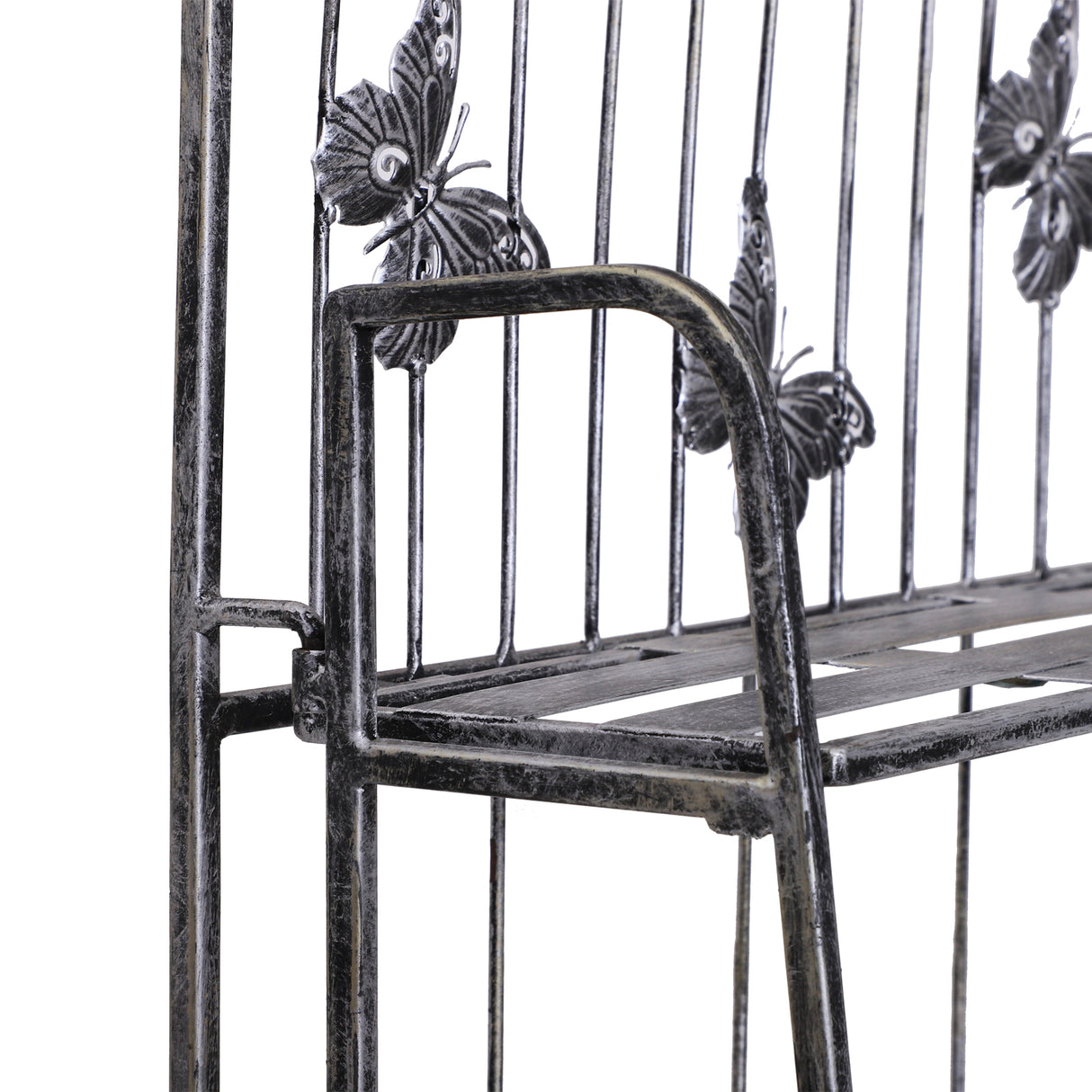 Metal 3 Tier Plant Stand 44cm Wide - Velmora