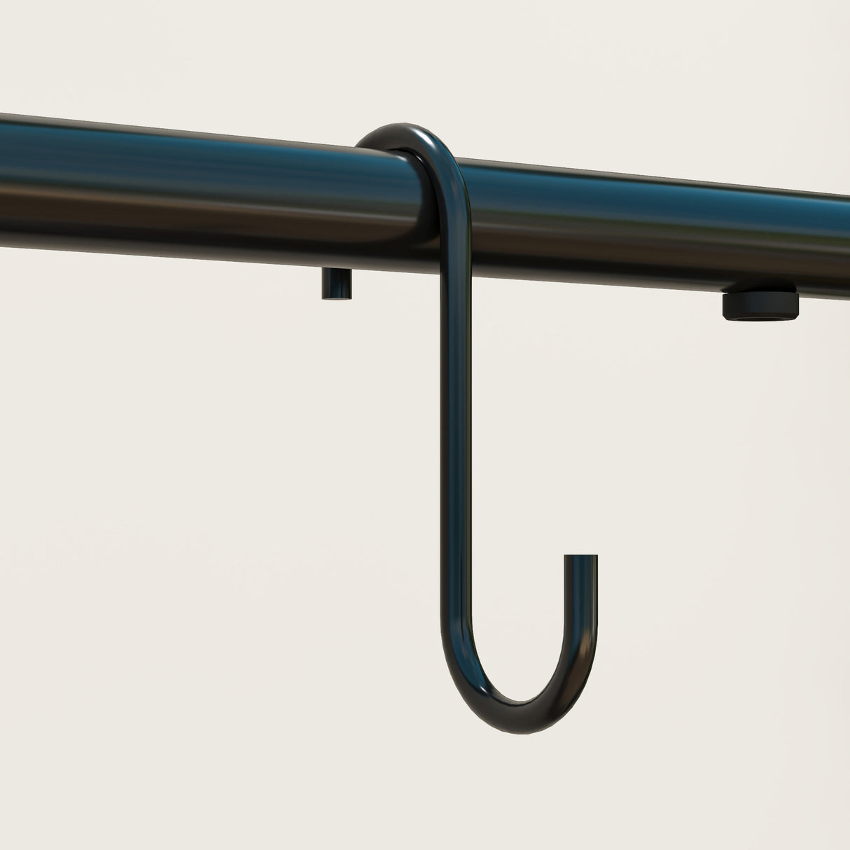 Metal 3 Tier Plant Stand 75cm Wide With Hanging Hooks - Velmora
