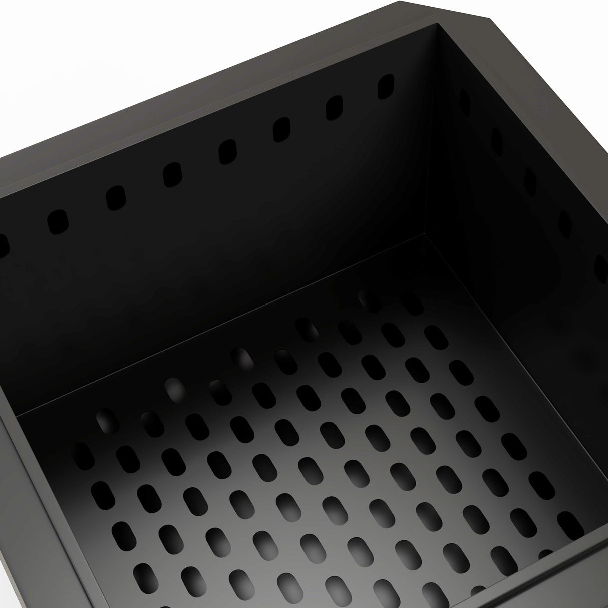 Metal 48 cm Portable Wood Burning Square Smokeless Fire Pit With Poker - Velmora