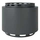 Metal 48.5cm Portable Wood Burning Smokeless Fire Pit With Poker - Velmora