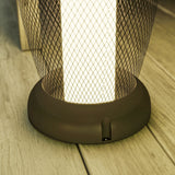 Metal 71.5 cm Tall Garden Solar Garden Lamp With Auto On-Off - Velmora