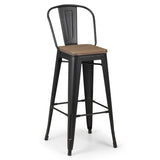 Metal Bar Stools in Set Of 2 - Grafton