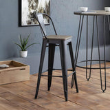 Metal Bar Stools in Set Of 2 - Grafton
