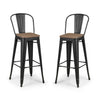 Metal Bar Stools in Set Of 2 - Grafton