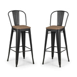 Metal Bar Stools in Set Of 2 - Grafton