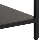 Metal Bookcase Asymmetrical With 3 Shelves - Newcastle