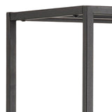 Metal Bookcase Asymmetrical With 6 Shelves - Newcastle