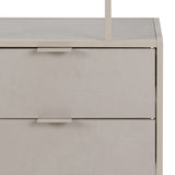 Metal Bookcase Tall With 2 Drawers And 4 Shelves - Seaford