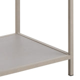 Metal Bookcase Tall With 2 Drawers And 4 Shelves - Seaford