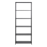 Metal Bookcase Tall With 5 Shelves - Newcastle