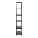 Metal Bookcase Tall With 5 Shelves - Newcastle