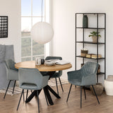 Metal Bookcase Tall With 5 Shelves - Newcastle