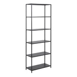 Metal Bookcase Tall With 5 Shelves - Newcastle