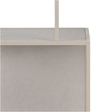 Metal Bookcase Tall With 5 Wooden Shelves - Seaford