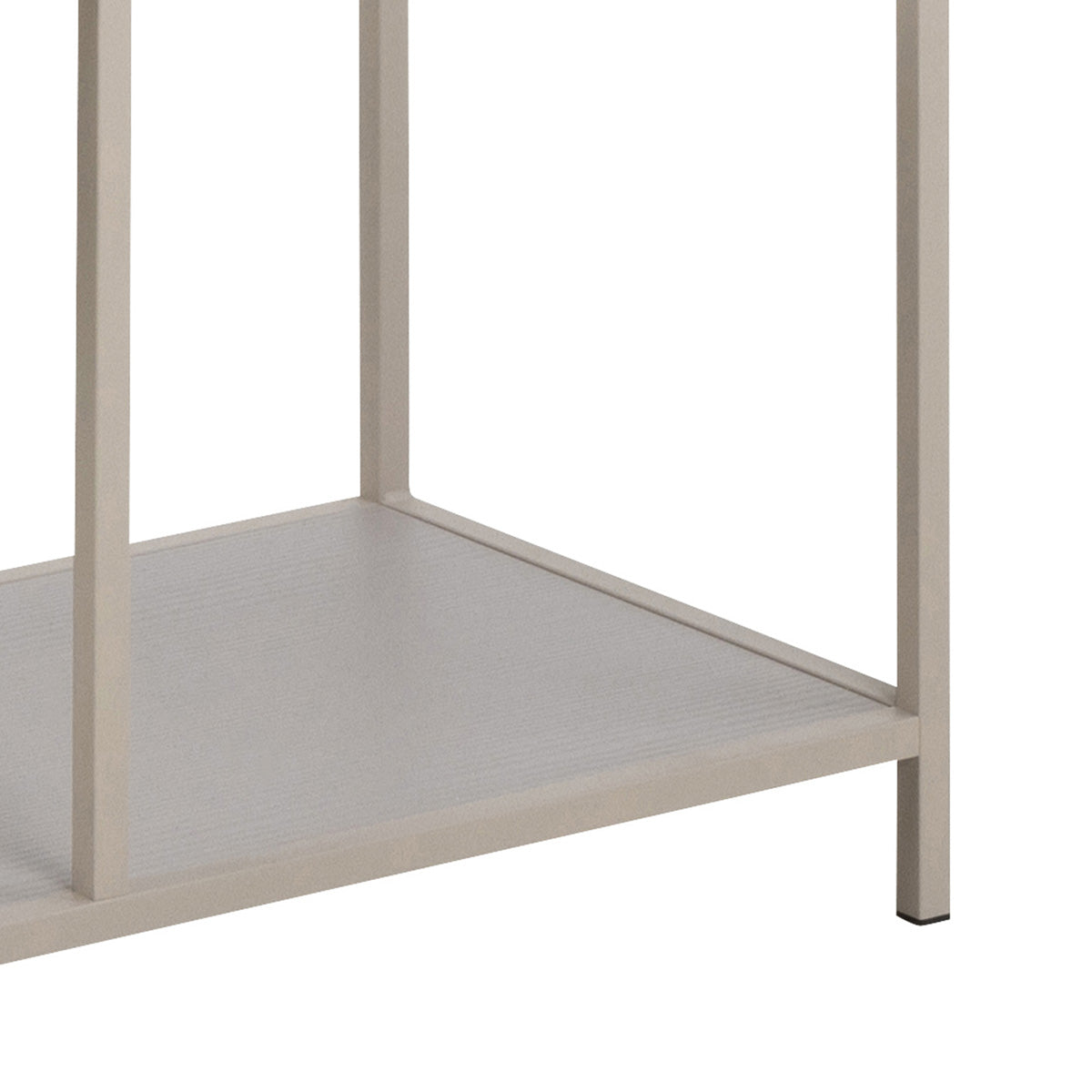 Metal Bookcase Tall With 5 Wooden Shelves - Seaford