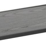 Metal Bookcase Wide in Black With 4 Shelves - Seaford