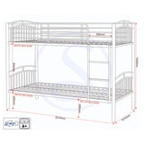 Metal Bunk Bed With Ladder - Ventura