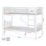 Metal Bunk Bed With Ladder - Ventura