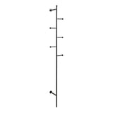 Metal Coat Hanger Wall Hung With 5 Hooks - Aspen