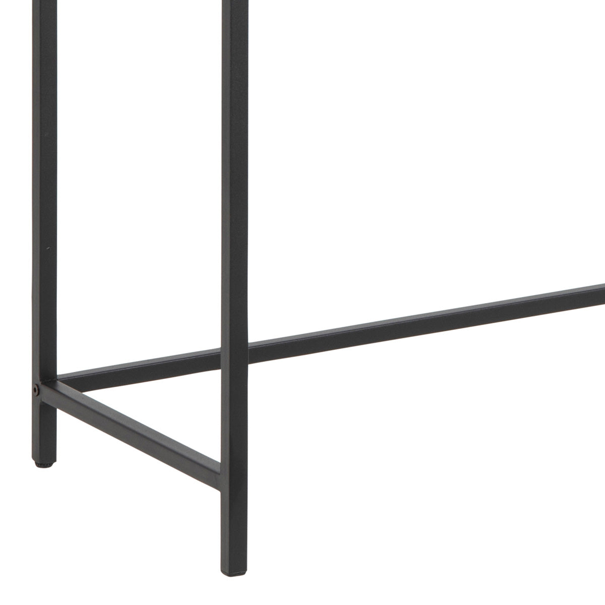 Metal Console Table With Wooden Top - Seaford