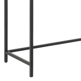 Metal Console Table With Wooden Top - Seaford