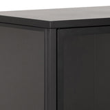 Metal Display Cabinet Low With 2 Glass Doors - Newcastle