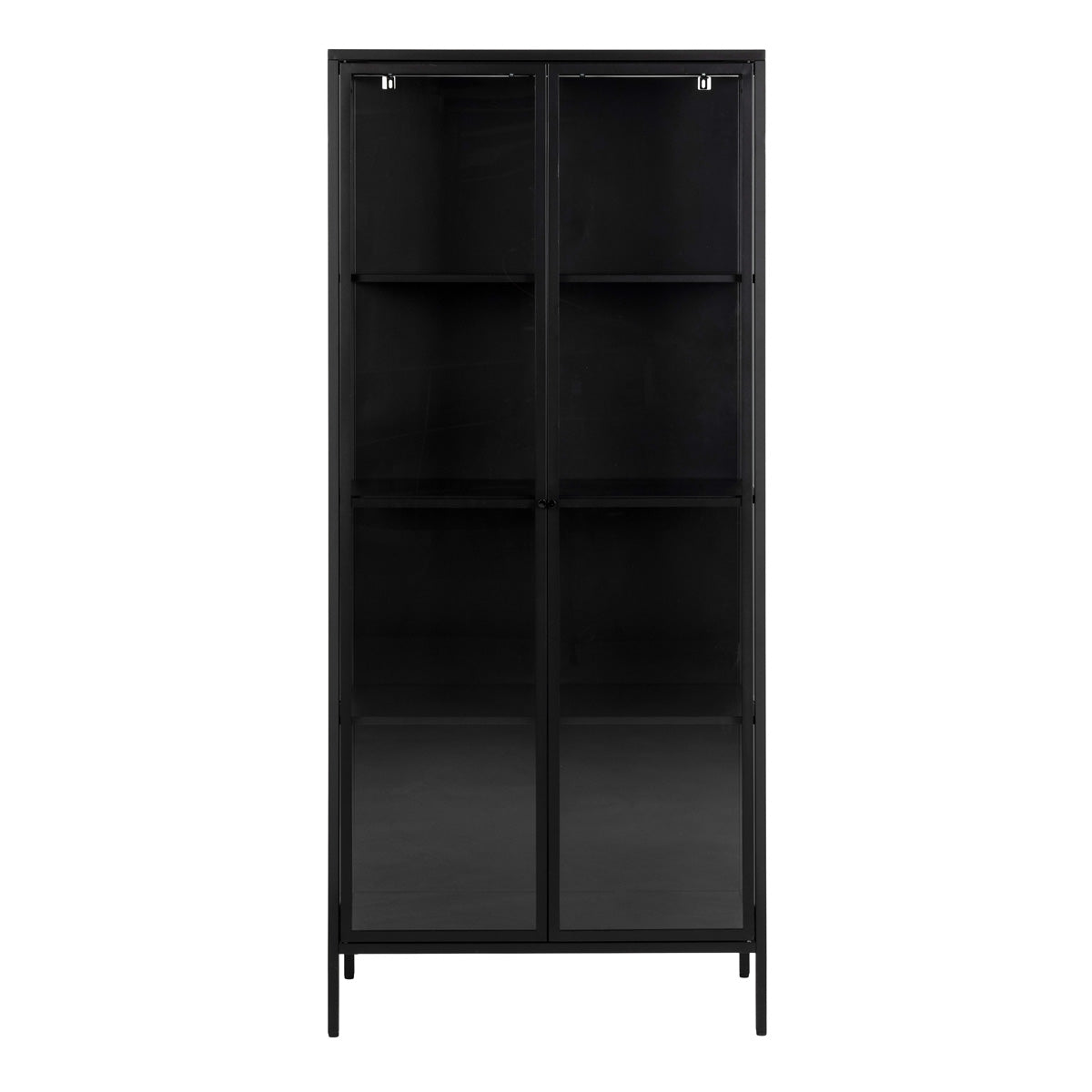 Metal Display Cabinet Tall With 2 Glass Doors - Newcastle