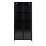 Metal Display Cabinet Tall With 2 Glass Doors - Newcastle