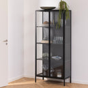 Metal Display Cabinet Tall With 2 Glass Doors - Newcastle