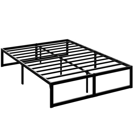 Metal Double Bed 135.6cm Wide - Velmora