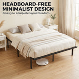 Metal Double Bed 136cm Wide - Velmora