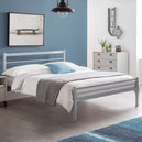 Metal Double Bed - Alpen