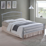 Metal Double Bed With Sprung Slatted Base - Brennington