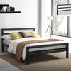 Metal Double Bed With Sprung Slatted Base - City Block