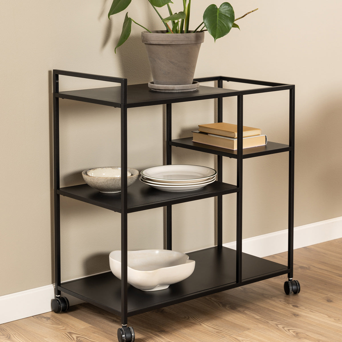 Metal Drinks Serving Trolley - Newcastle