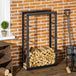 Metal Firewood Log Holder Tall 100cm High - Velmora