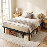 Metal King Size Bed 151cm Wide - Velmora