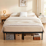 Metal King Size Bed 151cm Wide - Velmora