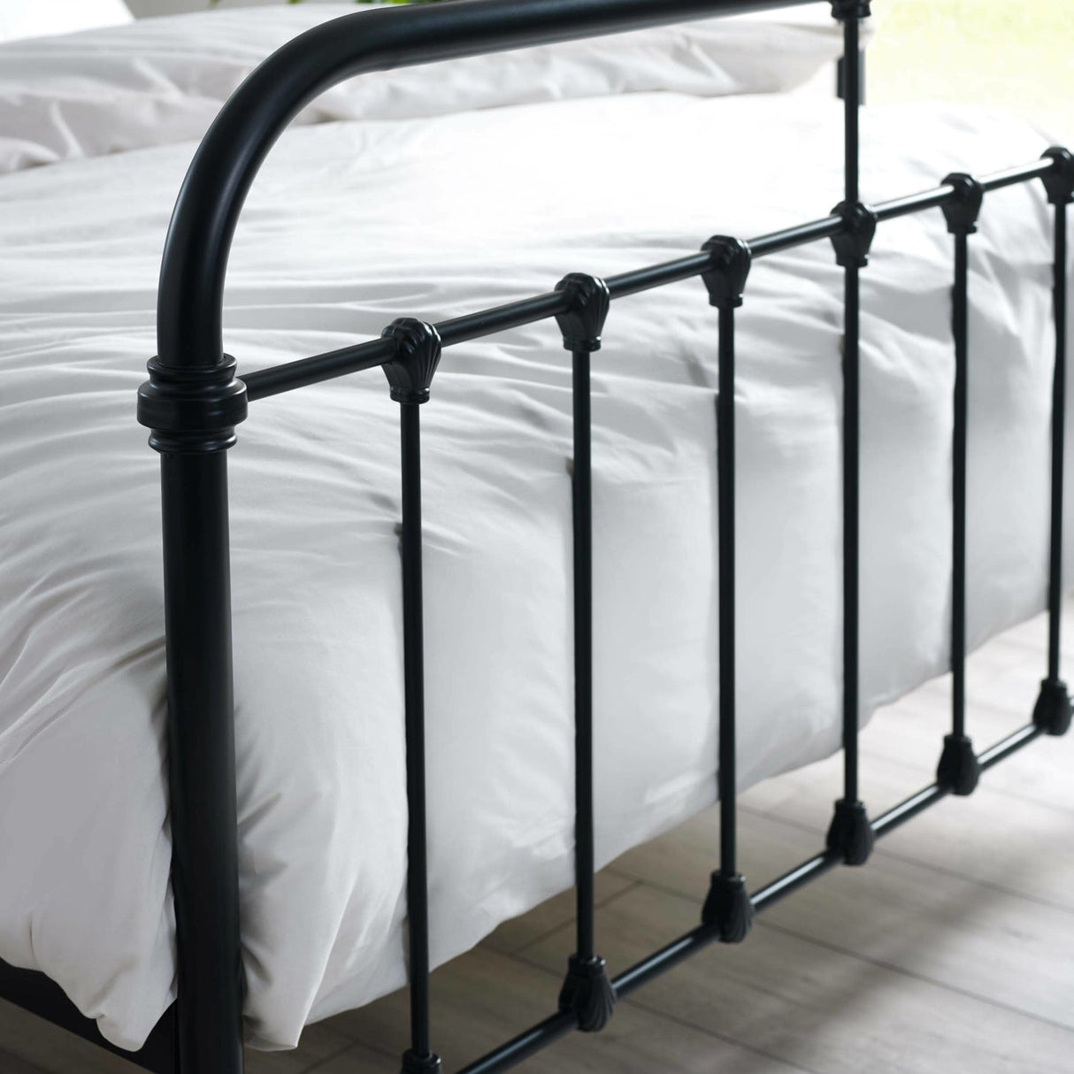 Metal King Size Bed - Logan
