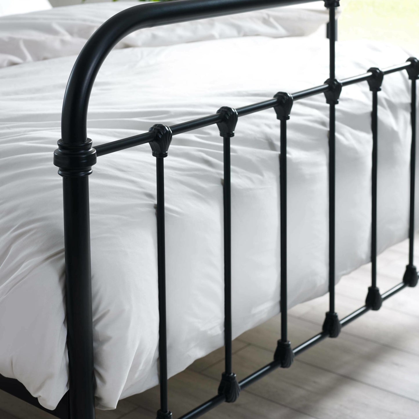 Metal King Size Bed - Logan