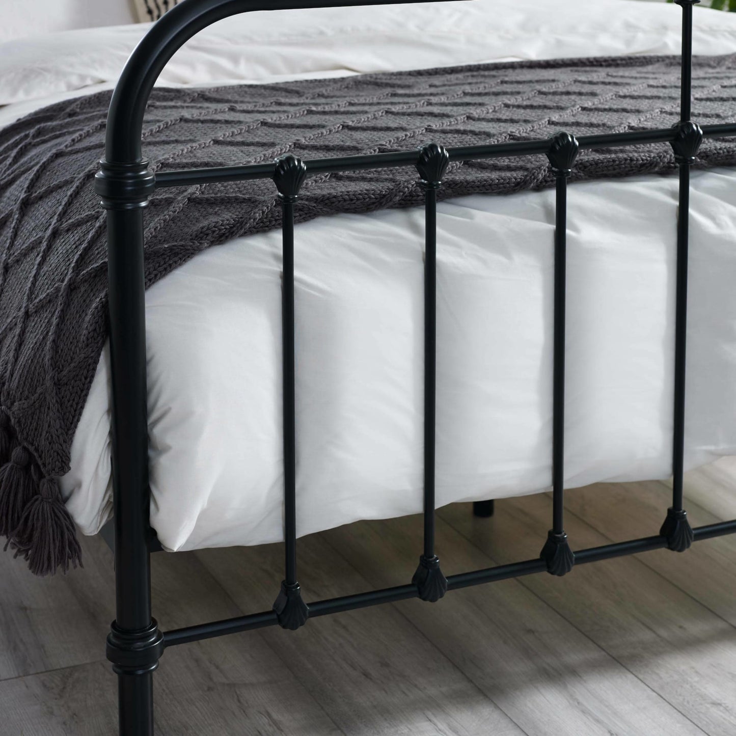 Metal King Size Bed - Logan