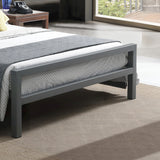 Metal King Size Bed With Sprung Slatted Base - City Block
