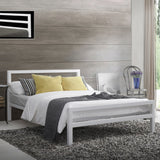 Metal King Size Bed With Sprung Slatted Base - City Block