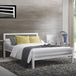 Metal King Size Bed With Sprung Slatted Base - City Block