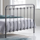 Metal King Size Bed With Sprung Slatted Base - Havana