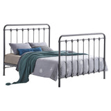 Metal King Size Bed With Sprung Slatted Base - Havana