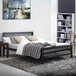 Metal King Size Bed With Sprung Slatted Base - Meridian