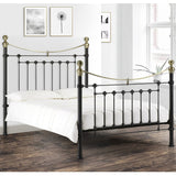 Metal King Size Bed - Victoria