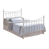Metal King Size Bed Victorian Style With Sprung Slatted Base - Alderley