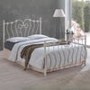 Metal King Size Bed Victorian Style With Sprung Slatted Base - Inova
